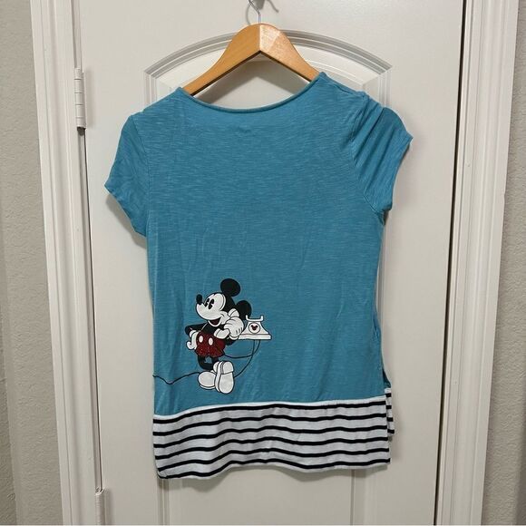 Disney Parks Minnie Mouse & Mickey Mouse on Phone Women’s Size XS - Picture 2 of 5